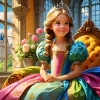 Alipson Puzzle The Princess on her Throne*Enfant Puzzles Pour Enfants|Châteaux Et Palaces