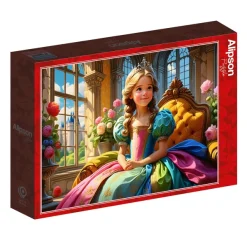 Alipson Puzzle The Princess on her Throne*Enfant Puzzles Pour Enfants|Châteaux Et Palaces