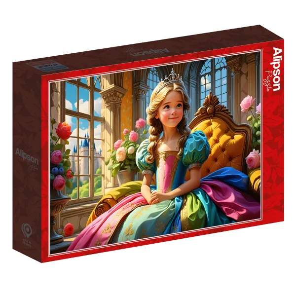 Alipson Puzzle The Princess on her Throne*Enfant Puzzles Pour Enfants|Châteaux Et Palaces