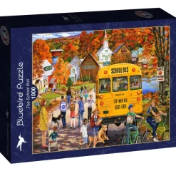 Bluebird Puzzle The School Bus*Femme/Enfant Villes Et Villages|Bébés Et Enfants