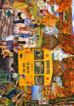 Bluebird Puzzle The School Bus*Femme/Enfant De 2 000 Pièces|De 2 000 Pièces