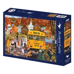 Bluebird Puzzle The School Bus*Femme/Enfant De 2 000 Pièces|De 2 000 Pièces