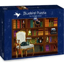 Bluebird Puzzle The Vintage Library* Chats|Déco Et Objets