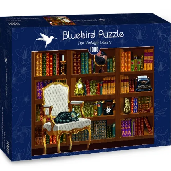 Bluebird Puzzle The Vintage Library* Chats|Déco Et Objets