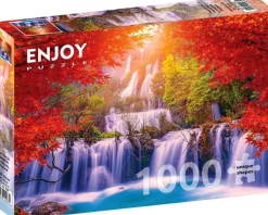 Enjoy Puzzle Thee Lor Su Waterfall in Autumn, Thailand* Cascades|De 1 000 Pièces