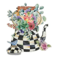 Galison Théière à Carreaux - Puzzle de 750 Pièces* Déco Et Objets|Déco Culinaire