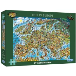 Gibsons This is Europe* Cartes Du Monde|De 1 000 Pièces
