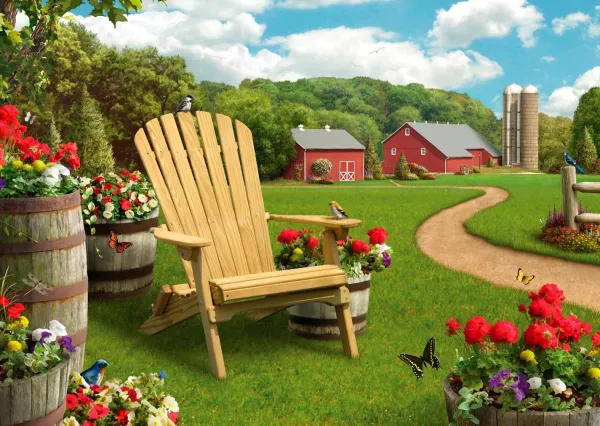 Enjoy Puzzle This Lovely Morning*Femme Zen Et Bien Être|De 1 000 Pièces