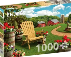 Enjoy Puzzle This Lovely Morning*Femme Zen Et Bien Être|De 1 000 Pièces