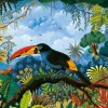 Pieces & Peace Thomas Alain - Toucan Bleu* Forêts, Fleurs Et Jardins|De 1 000 Pièces