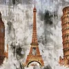 Art Puzzle Three Cities - Trois Tours* Monuments|Collages