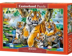 Castorland Tigres au Fil de l'Eau* Tigres|Animaux Sauvages