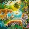 Ravensburger Tigres Dans L'Oasis* Tigres|Animaux De La Forêt
