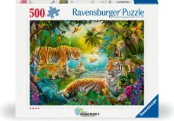 Ravensburger Tigres Dans L'Oasis* Tigres|Animaux De La Forêt