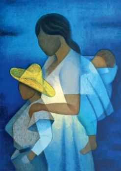 Bluebird Puzzle Toffoli Louis - Louis Toffoli - La Mère et les Enfants, 1973* Art|De 1 000 Pièces