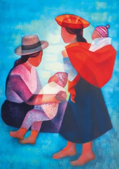 Bluebird Puzzle Toffoli Louis - Louis Toffoli - Famille Péruvienne, 1986* Art|De 1 000 Pièces