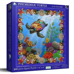 SunsOut Tortue Psychédélique* Animaux Marins|Mers Et Océans