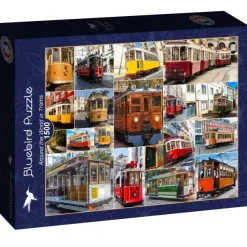 Bluebird Puzzle Tour du Monde en Tramways* De 1 500 Pièces|De 1 500 Pièces