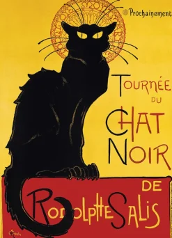 Eurographics Tournée du Chat Noir* Chats|Affiches De Cinéma, Publicité