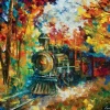Art Puzzle Train* Trains|Forêts, Fleurs Et Jardins