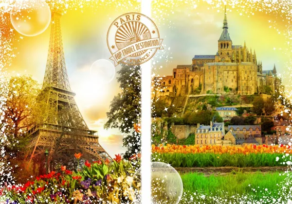 Grafika Travel around the World - France* Monuments|De 1 000 Pièces