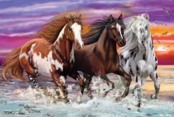 Schmidt Spiele Trio de Chevaux Sauvages*Enfant À Partir De 9 Ans|Chevaux