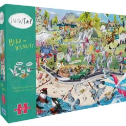 Gibsons Troupeaux en Folie*Femme Humour, Satire Et Wasgij|De 1 000 Pièces