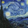 Grafika Van Gogh Vincent - Vincent Van Gogh - La Nuit étoilée, 1889* Art|De 500 À 999 Pièces