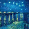 Bluebird Puzzle Van Gogh Vincent - Vincent Van Gogh - Starry Night over the Rhône, 1888* Art|De 1 000 Pièces