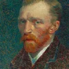 Grafika Van Gogh Vincent - Vincent Van Gogh - Autoportrait, 1887* De 2 000 Pièces|De 2 000 Pièces
