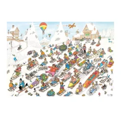 Jumbo Van Haasteren Jan - 2000 JVH - DESCENTE EFFRÉNÉE À LA MONTAGNE*Femme De 2 000 Pièces|De 2 000 Pièces