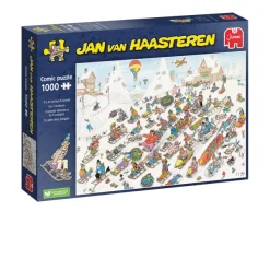 Jumbo Van Haasteren Jan - JAN VAN HAASTEREN - DESCENTE EFFRENÉE DE LA MONTAGNE (1000 PIECES)*Femme Déco Et Objets|Humour, Satire Et Wasgij