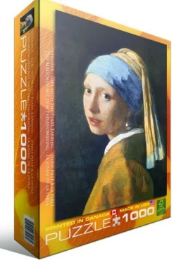 Eurographics Vermeer Johannes - Vermeer Johannes : La Jeune Fille à la Perle, 1665* Art|De 1 000 Pièces