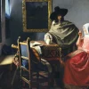 Bluebird Puzzle Vermeer Johannes - Johannes Vermeer - The Glass of Wine, 1661* Art|De 1 000 Pièces