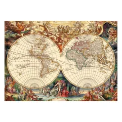 Dino Vieille Carte du Monde* Cartes Du Monde|De 1 000 Pièces