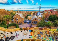 Enjoy Puzzle View from Park Guell, Barcelona* Espagne|Villes Et Villages