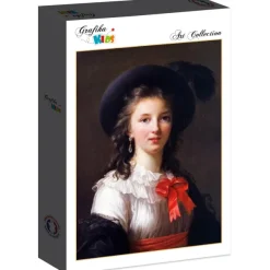 Grafika Kids Vigee le Brun Louise-Élisabeth - Louise-Élisabeth Vigee le Brun : autoportrait, 1781*Enfant Art|Dès 6 Ans : 50 À 100 Pièces