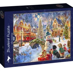Bluebird Puzzle Villa de Noël*Femme Noël|Villes Et Villages