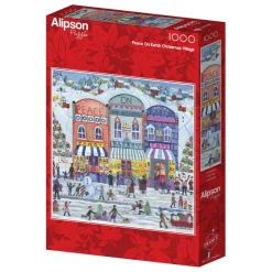 Alipson Puzzle Village de Noël Paix sur Terre*Femme Noël|Neige