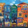 Art Puzzle Ville de Couleurs* Panoramique|Villes Et Villages