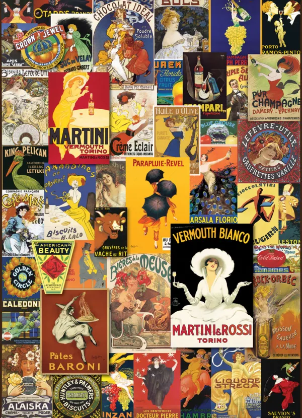 Eurographics Vintage Posters* Rétros Et Nostalgie|Collages