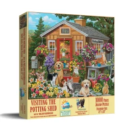 SunsOut Visiting the Potting Shed* Chiens|Chats