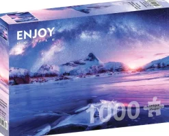 Enjoy Puzzle Voie lactée sur l'île de Lofoten, Norvège* Montagnes|De 1 000 Pièces