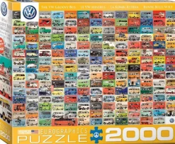 Eurographics Volkswagon Groovy Bus Collage* De 2 000 Pièces|De 2 000 Pièces