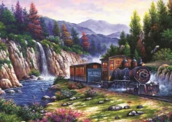 Art Puzzle Voyage en Train* Trains|Rétros Et Nostalgie