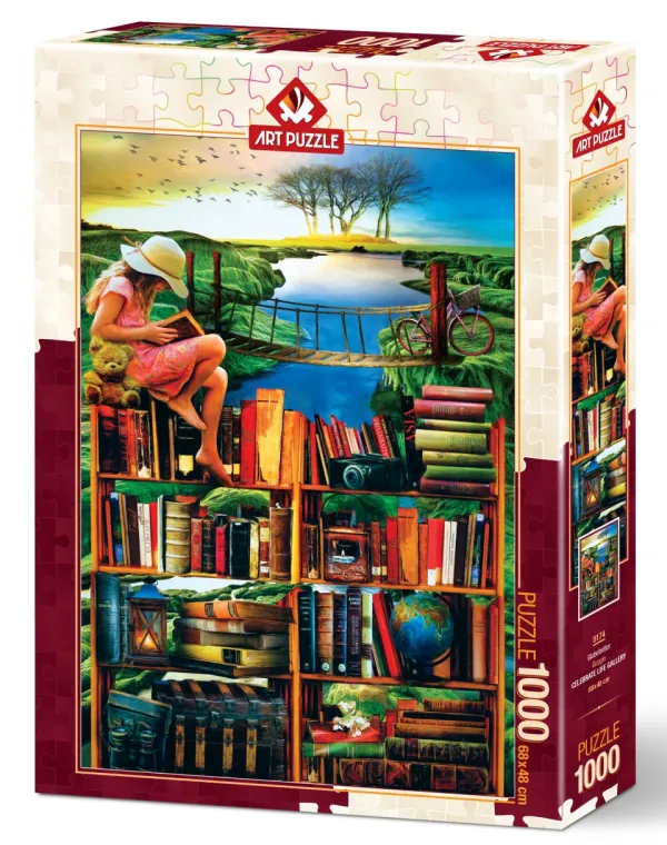 Art Puzzle Voyageur*Femme Zen Et Bien Être|De 1 000 Pièces