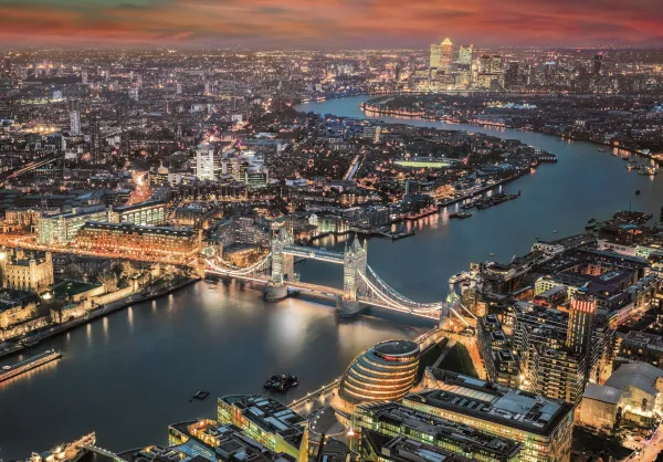 Clementoni Vue Aérienne sur Londres* De 2 000 Pièces|De 2 000 Pièces