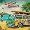 Eurographics VW Endless Summer* Voitures, Motos Et Camions|De 1 000 Pièces