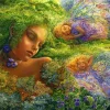 Grafika Wall Joséphine - Josephine Wall - Moss Maiden*Femme De 2 000 Pièces|De 2 000 Pièces