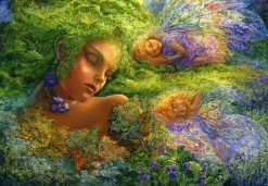 Grafika Wall Joséphine - Josephine Wall - Moss Maiden*Femme Puzzles Pour Enfants|Hommes Et Femmes
